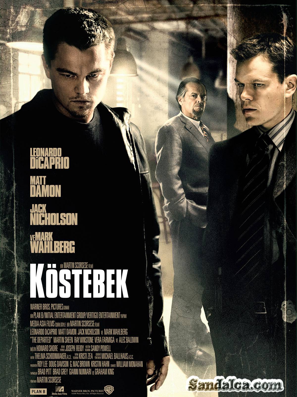 Köstebek - The Departed Türkçe Dublaj indir | XviD | 2006