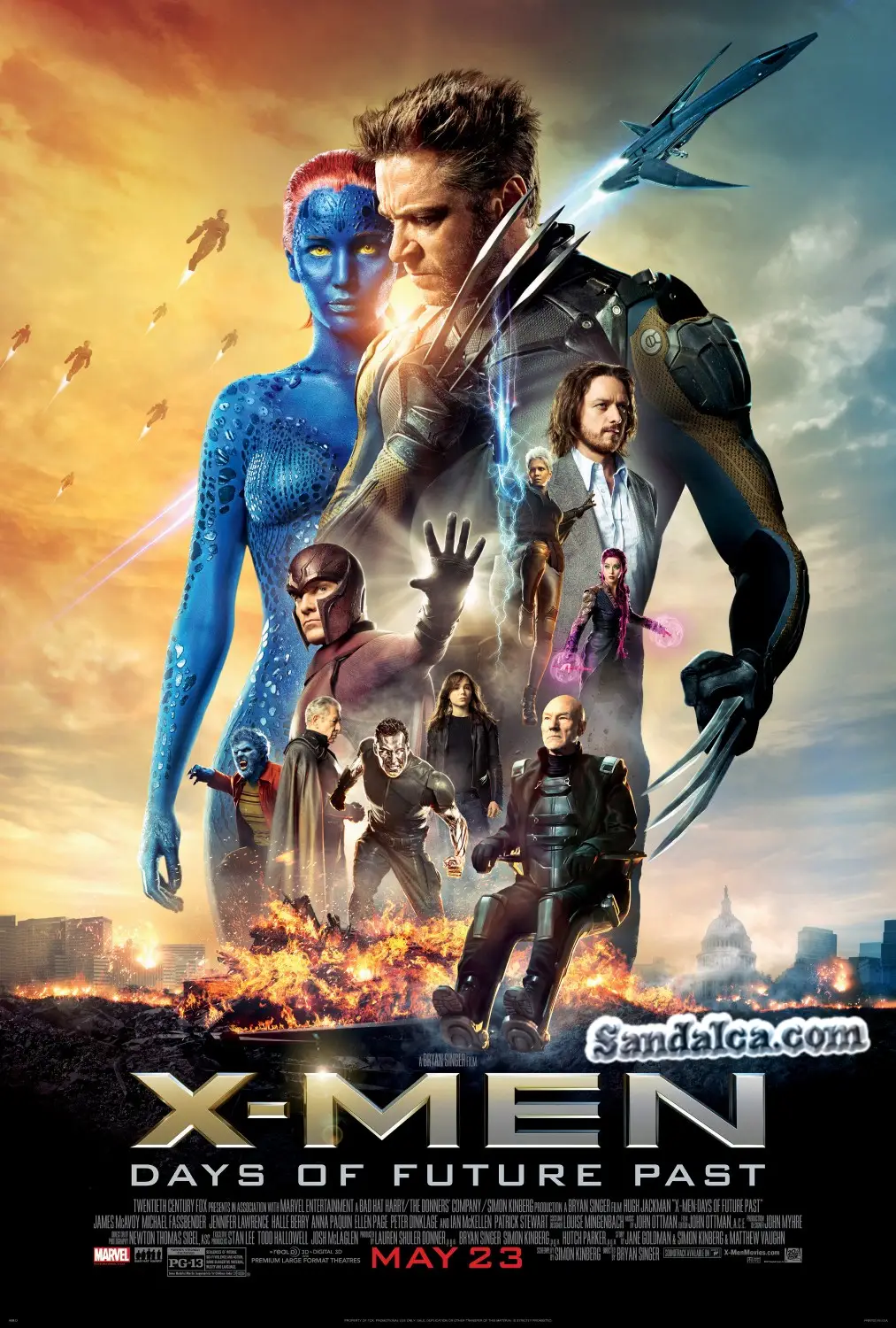 X-Men: Gecmiş Günler Gelecek Türkçe Dublaj indir | 720p DUAL | 2014