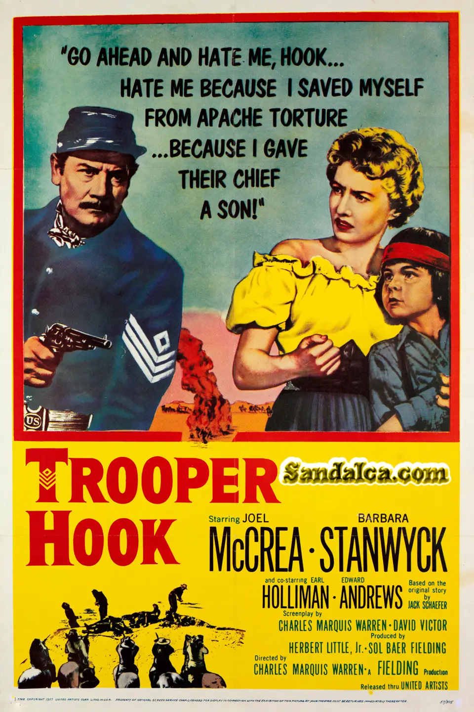 Zorlu Yolculuk - Trooper Hook Türkçe Dublaj indir | 1080p DUAL | 1957