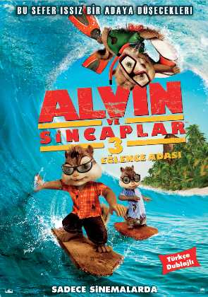 Alvin ve Sincaplar 3: Eğlence Adası Türkçe Dublaj indir | 810p DUAL | 2011